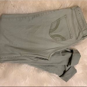 cute light olive color Hollister jeans
